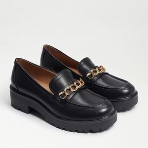 Sam Edelman Taelor Lug Sole Loafer Black Size 8 NWT